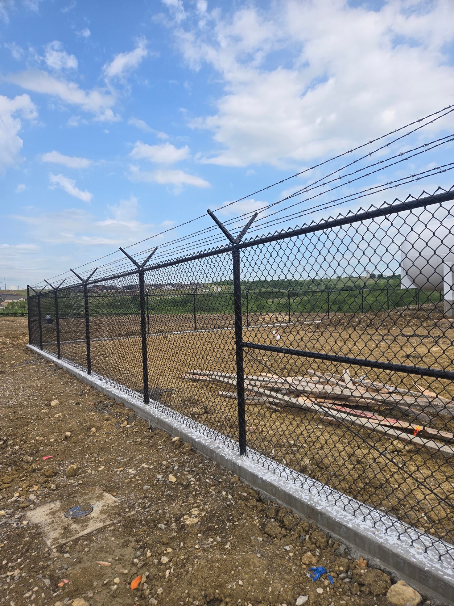 Chain link fence installation Houston